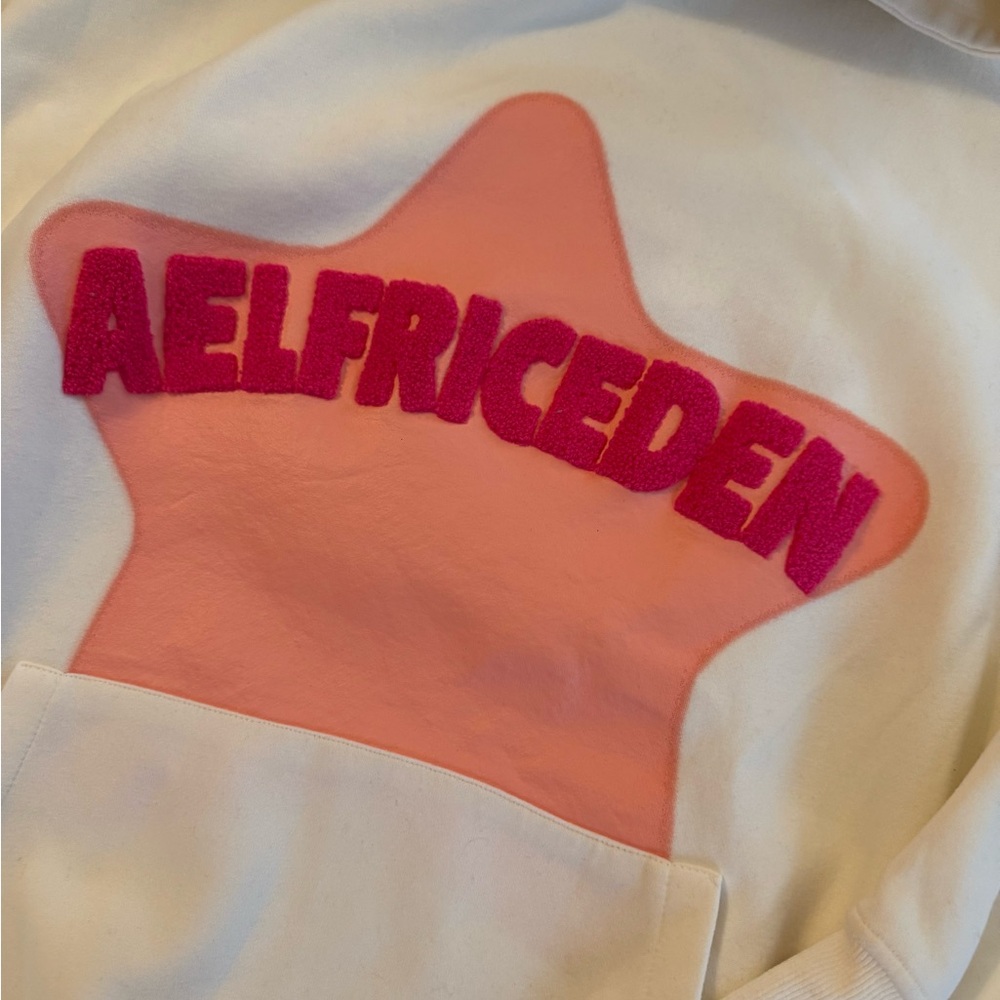 Aelfric Eden vintage embroidery Eden star V303 hoodie unisex large - Picture 6 of 14